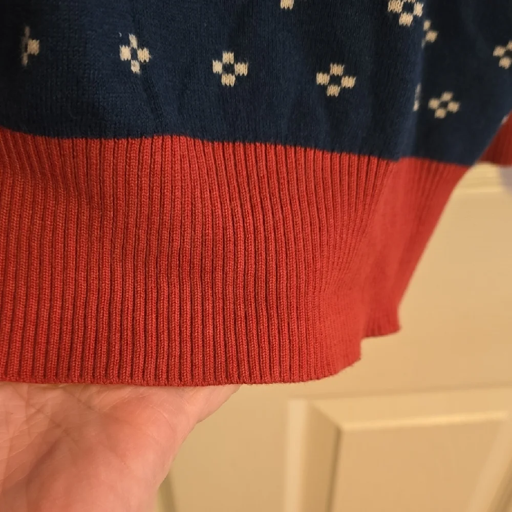 Nationa Lampoons Christmas Vacation Griswold‎ Sweater - Blue and Red